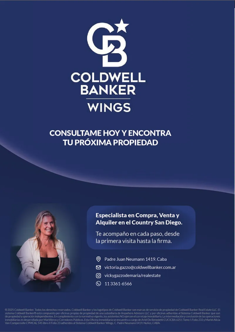 Aviso de Coldwell Banker Wings